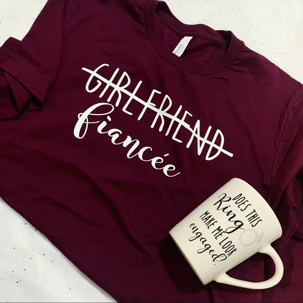 Fiancée shirt CUP NOT INCLUDED